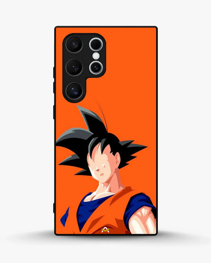 Anime Super Warrior Phone Case - Orange & Navy Fighter Print for iPhone, Samsung, Pixel, OnePlus & Vivo