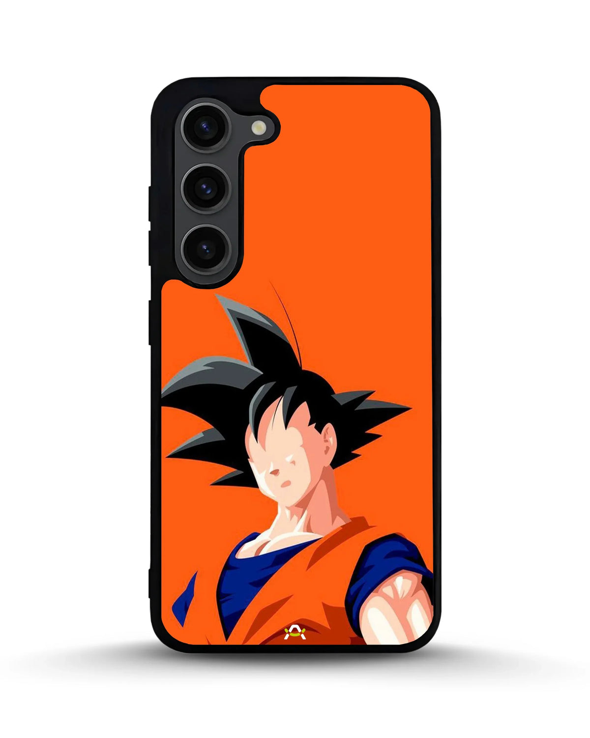 Anime Super Warrior Phone Case - Orange & Navy Fighter Print for iPhone, Samsung, Pixel, OnePlus & Vivo