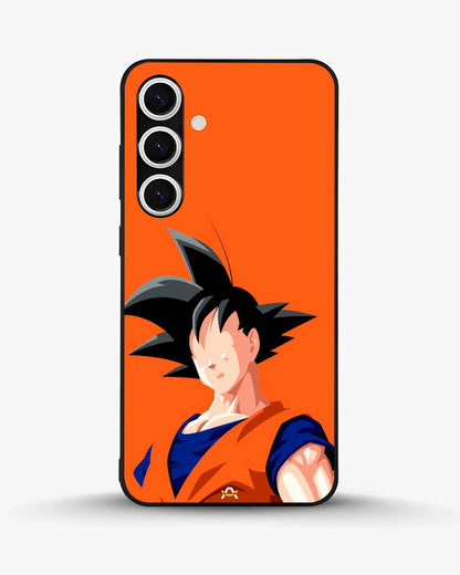 Anime Super Warrior Phone Case - Orange & Navy Fighter Print for iPhone, Samsung, Pixel, OnePlus & Vivo