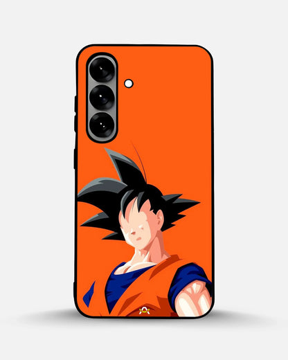 Anime Super Warrior Phone Case - Orange & Navy Fighter Print for iPhone, Samsung, Pixel, OnePlus & Vivo
