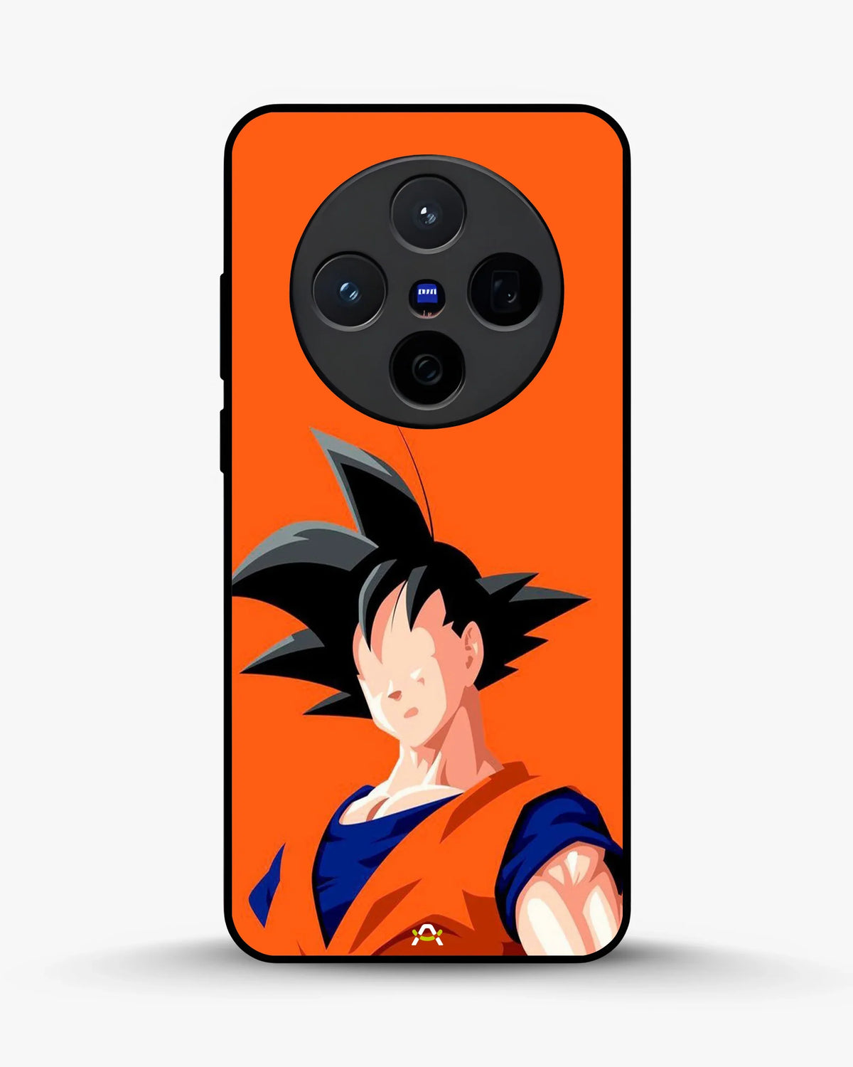 Anime Super Warrior Phone Case - Orange & Navy Fighter Print for iPhone, Samsung, Pixel, OnePlus & Vivo