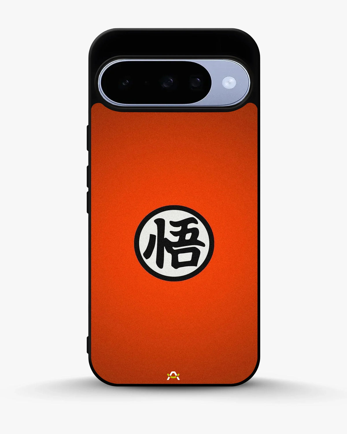 Anime Warrior Awakening Kanji Case - Glossy Orange Printed Cover for iPhone, Samsung, Pixel, OnePlus & Vivo