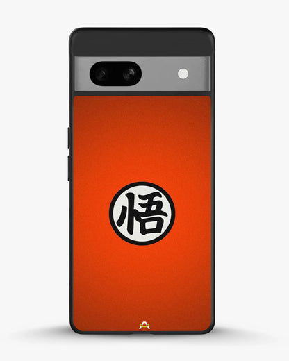 Anime Warrior Awakening Kanji Case - Glossy Orange Printed Cover for iPhone, Samsung, Pixel, OnePlus & Vivo