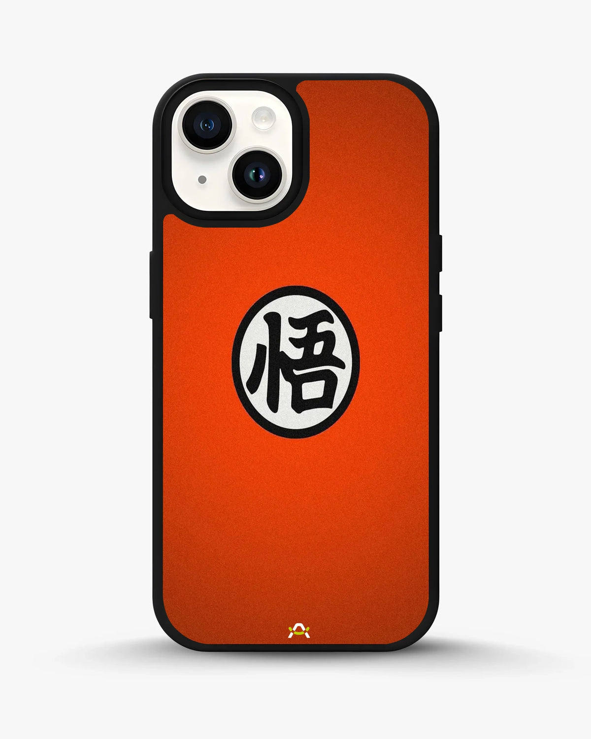 Anime Warrior Awakening Kanji Case - Glossy Orange Printed Cover for iPhone, Samsung, Pixel, OnePlus & Vivo