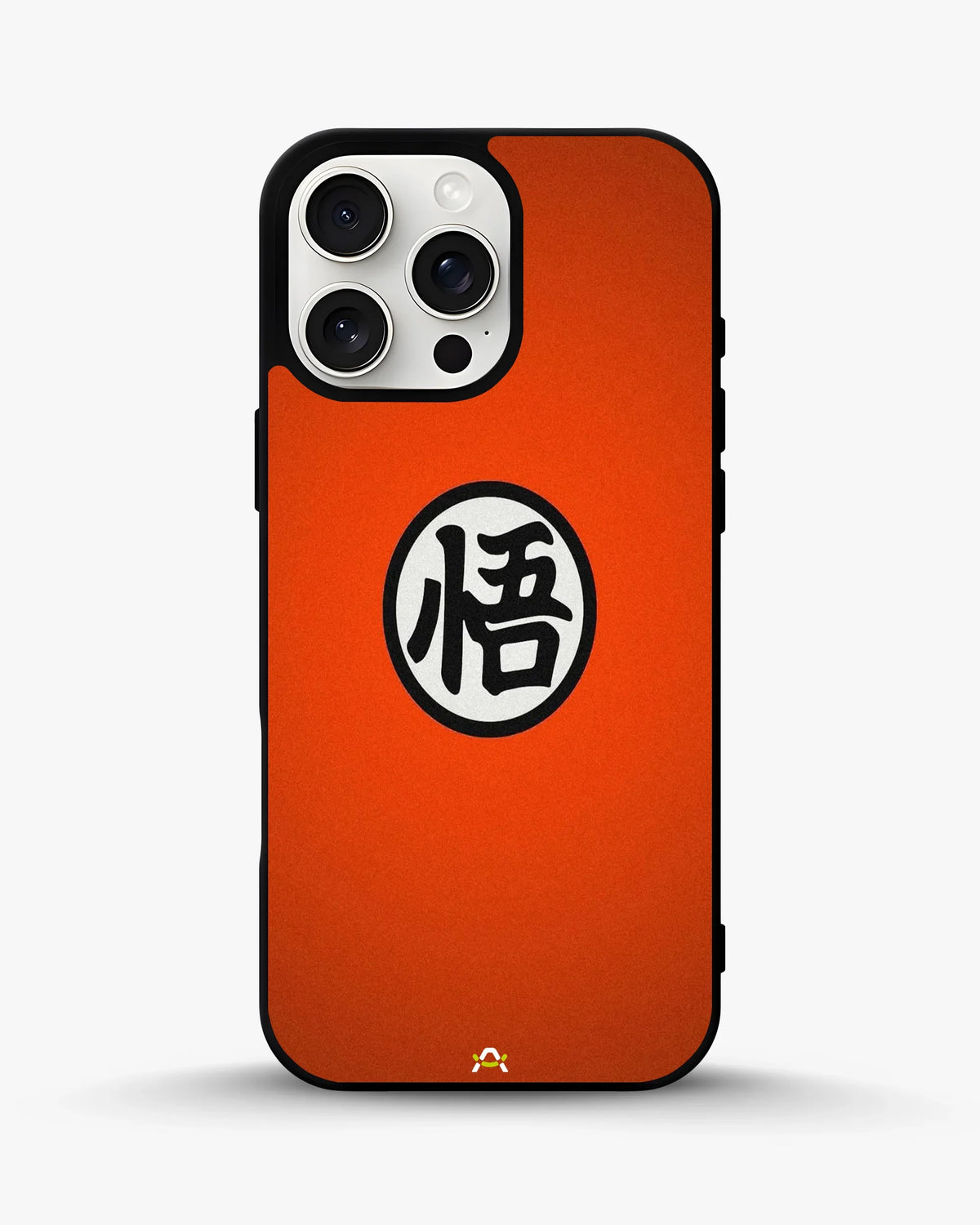 Anime Warrior Awakening Kanji Case - Glossy Orange Printed Cover for iPhone, Samsung, Pixel, OnePlus & Vivo