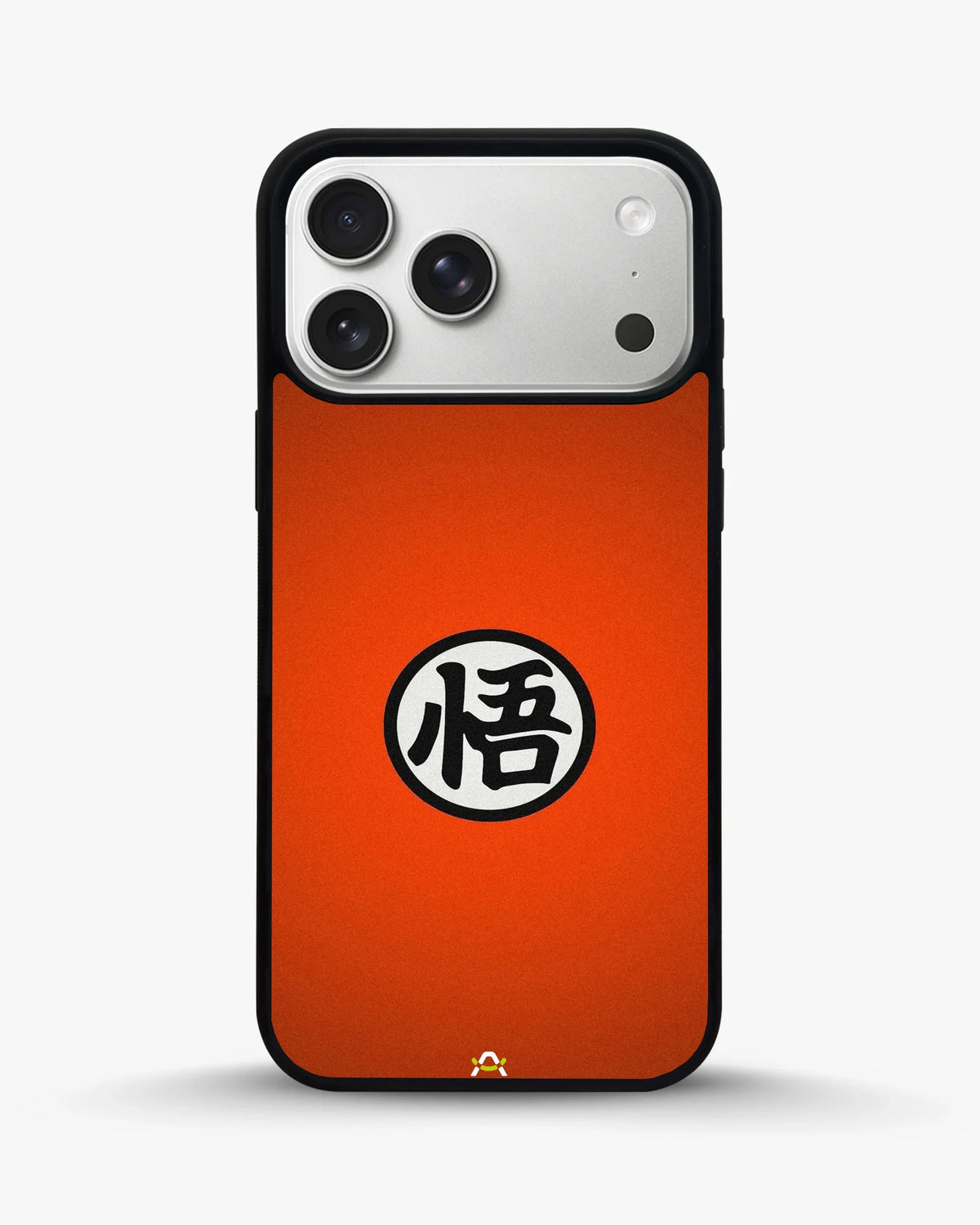 Anime Warrior Awakening Kanji Case - Glossy Orange Printed Cover for iPhone, Samsung, Pixel, OnePlus & Vivo