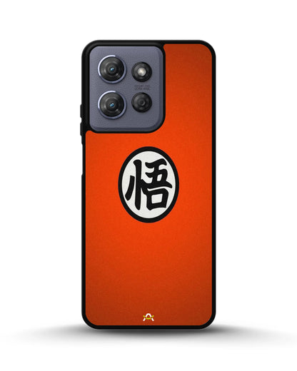 Anime Warrior Awakening Kanji Case - Glossy Orange Printed Cover for iPhone, Samsung, Pixel, OnePlus & Vivo