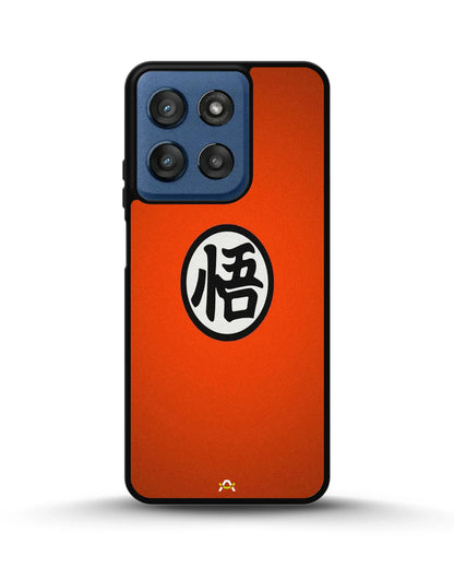 Anime Warrior Awakening Kanji Case - Glossy Orange Printed Cover for iPhone, Samsung, Pixel, OnePlus & Vivo