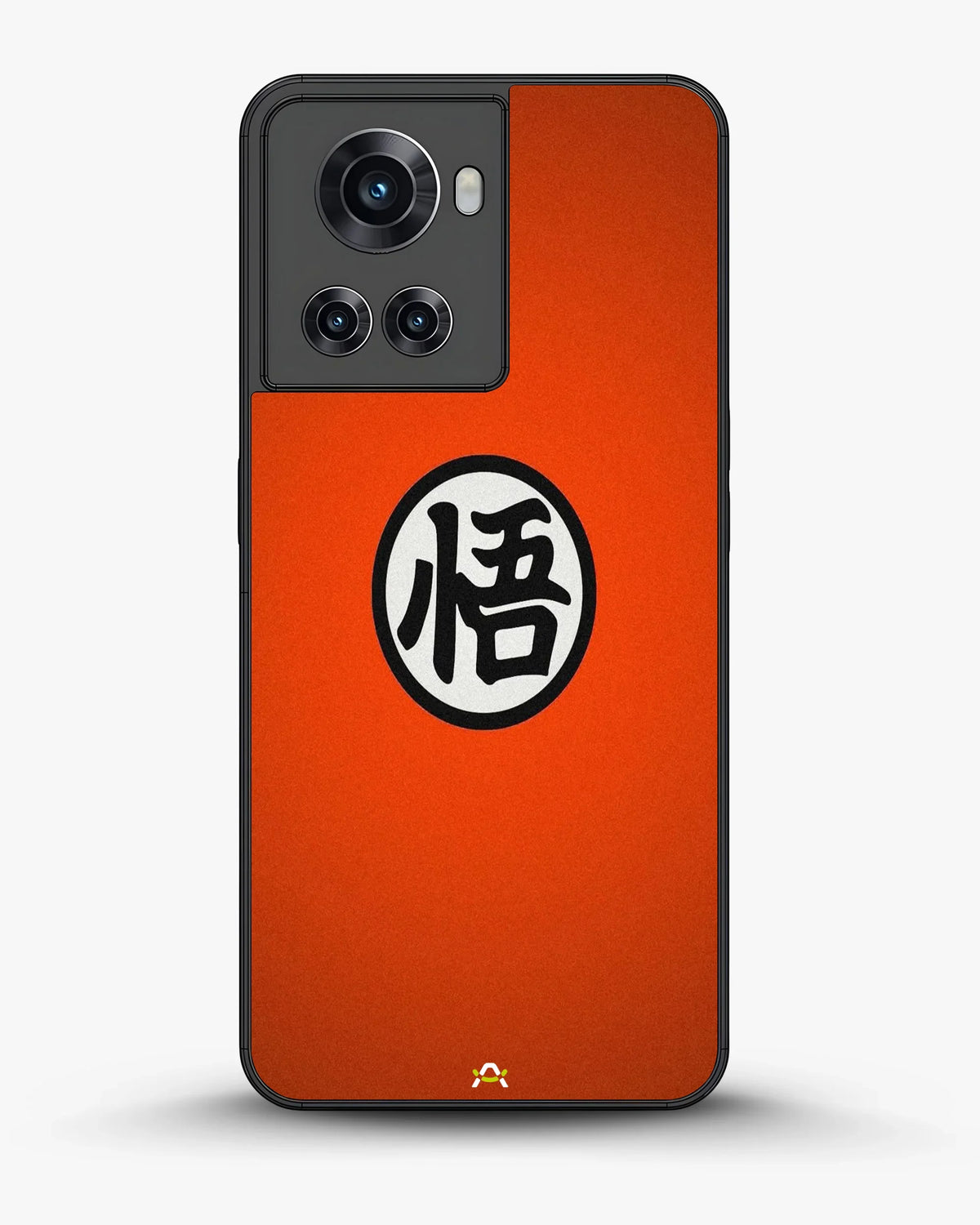 Anime Warrior Awakening Kanji Case - Glossy Orange Printed Cover for iPhone, Samsung, Pixel, OnePlus & Vivo