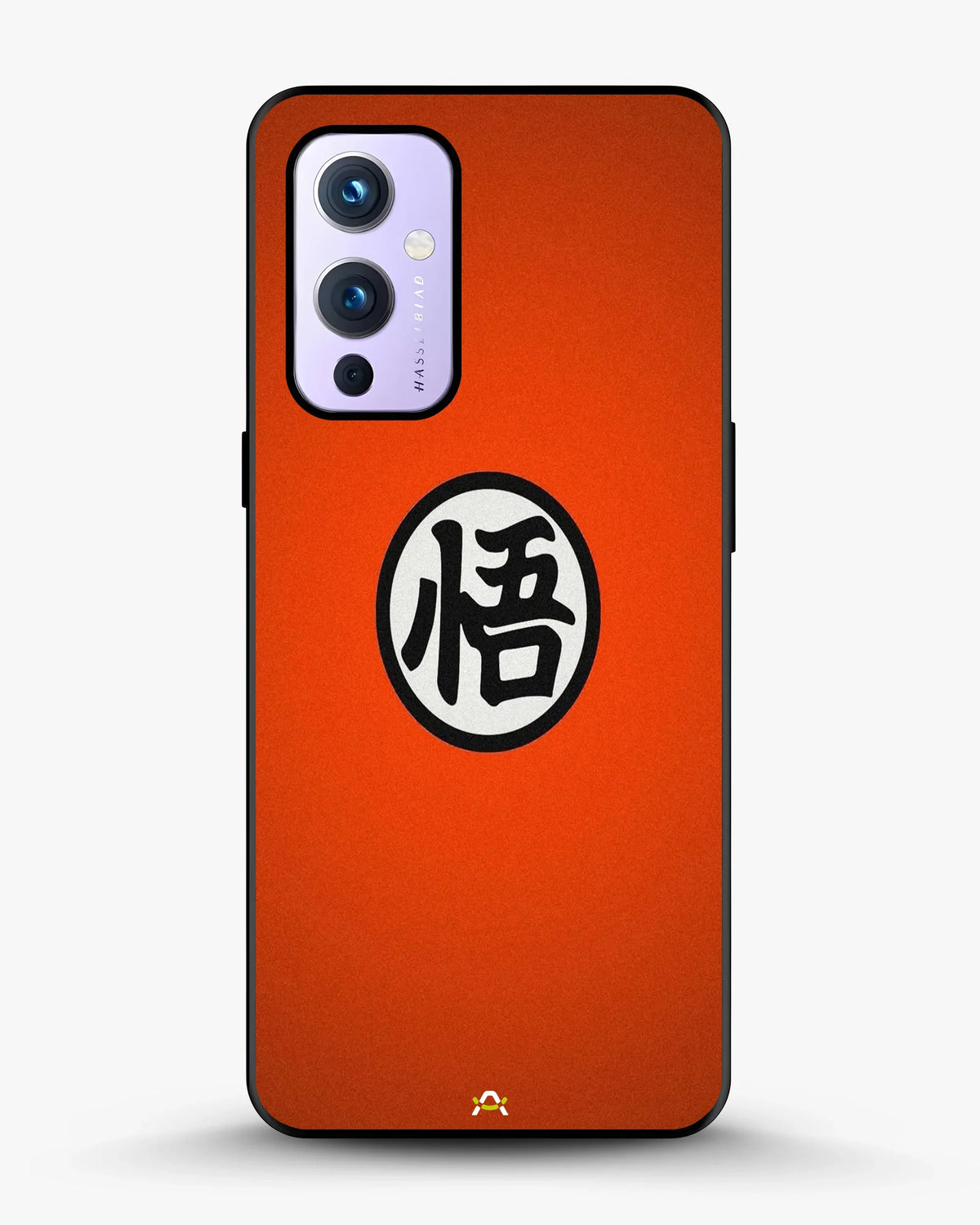 Anime Warrior Awakening Kanji Case - Glossy Orange Printed Cover for iPhone, Samsung, Pixel, OnePlus & Vivo