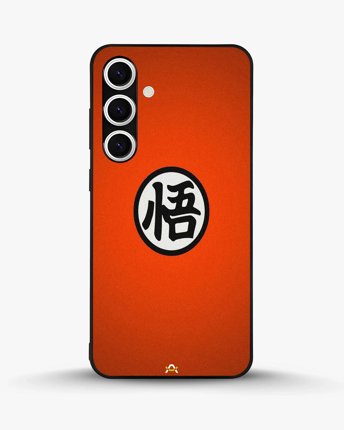 Anime Warrior Awakening Kanji Case - Glossy Orange Printed Cover for iPhone, Samsung, Pixel, OnePlus & Vivo