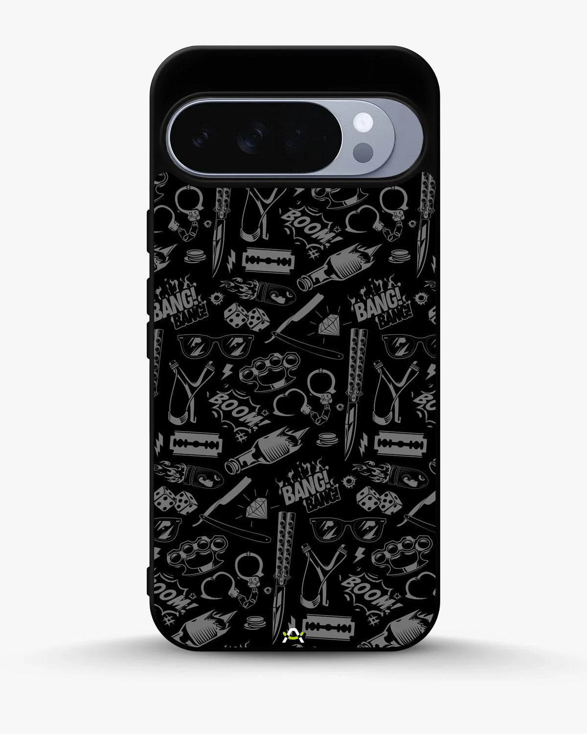 Black Street Art Phone Case - Graffiti & Typography Print for iPhone, Samsung, Pixel, OnePlus & Vivo