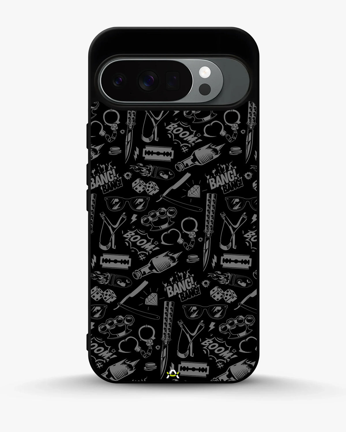 Black Street Art Phone Case - Graffiti & Typography Print for iPhone, Samsung, Pixel, OnePlus & Vivo