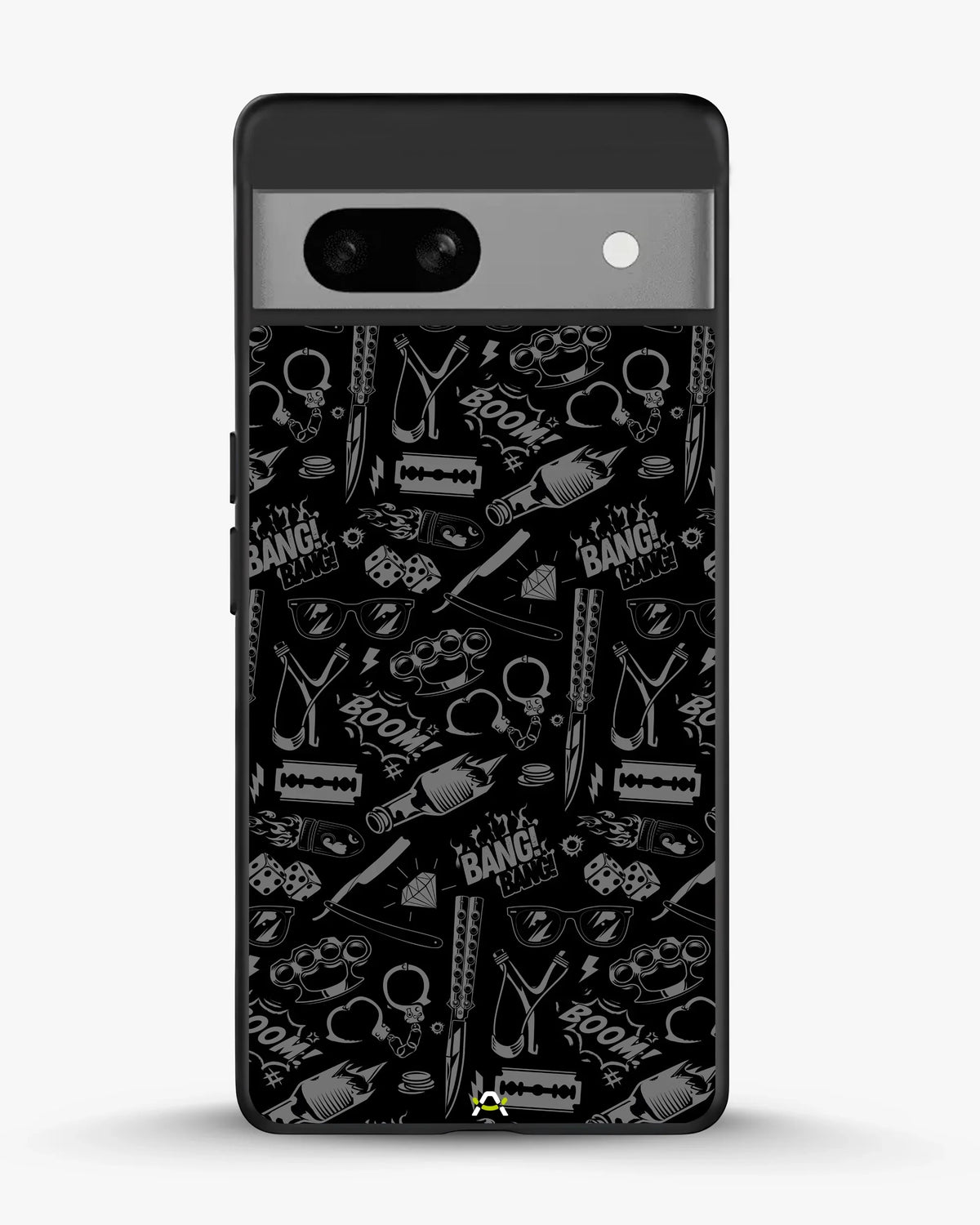 Black Street Art Phone Case - Graffiti & Typography Print for iPhone, Samsung, Pixel, OnePlus & Vivo