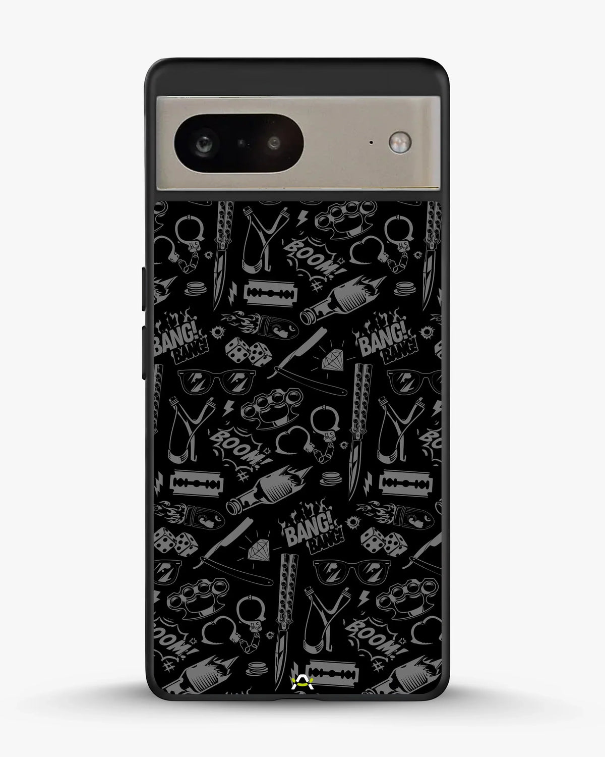 Black Street Art Phone Case - Graffiti & Typography Print for iPhone, Samsung, Pixel, OnePlus & Vivo