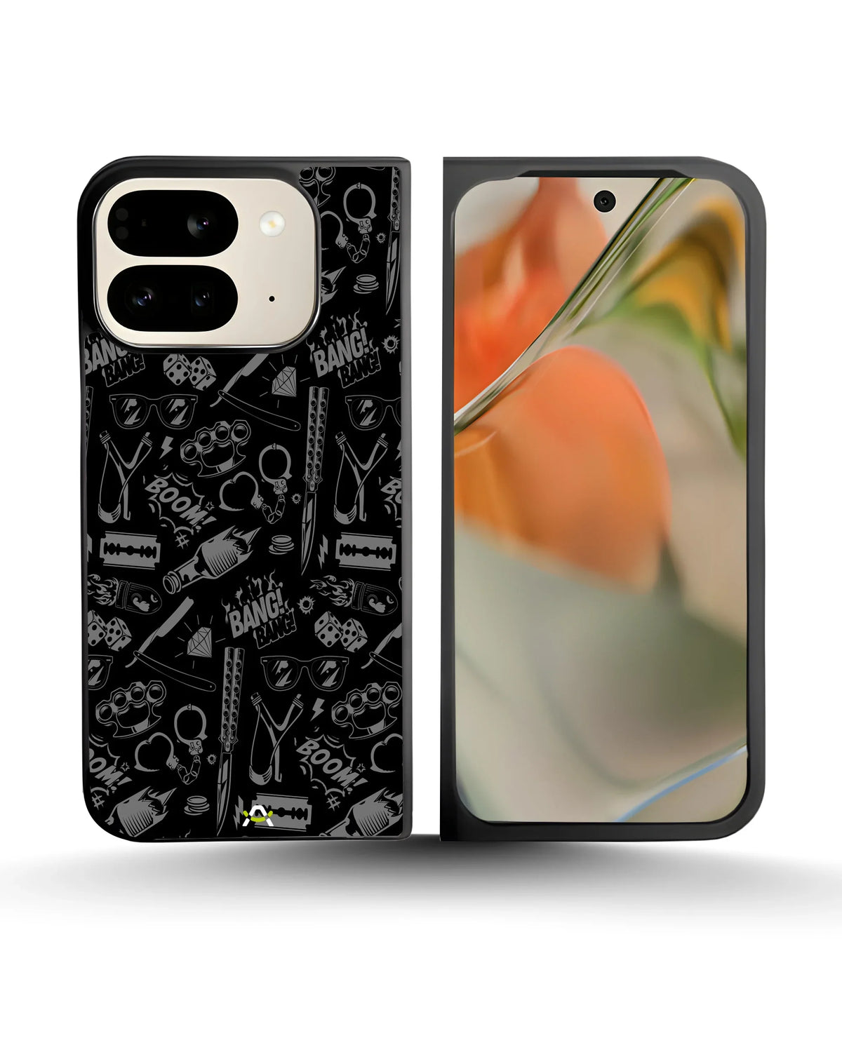 Black Street Art Phone Case - Graffiti & Typography Print for iPhone, Samsung, Pixel, OnePlus & Vivo