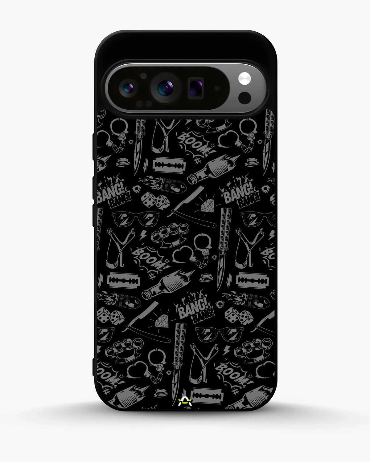 Black Street Art Phone Case - Graffiti & Typography Print for iPhone, Samsung, Pixel, OnePlus & Vivo