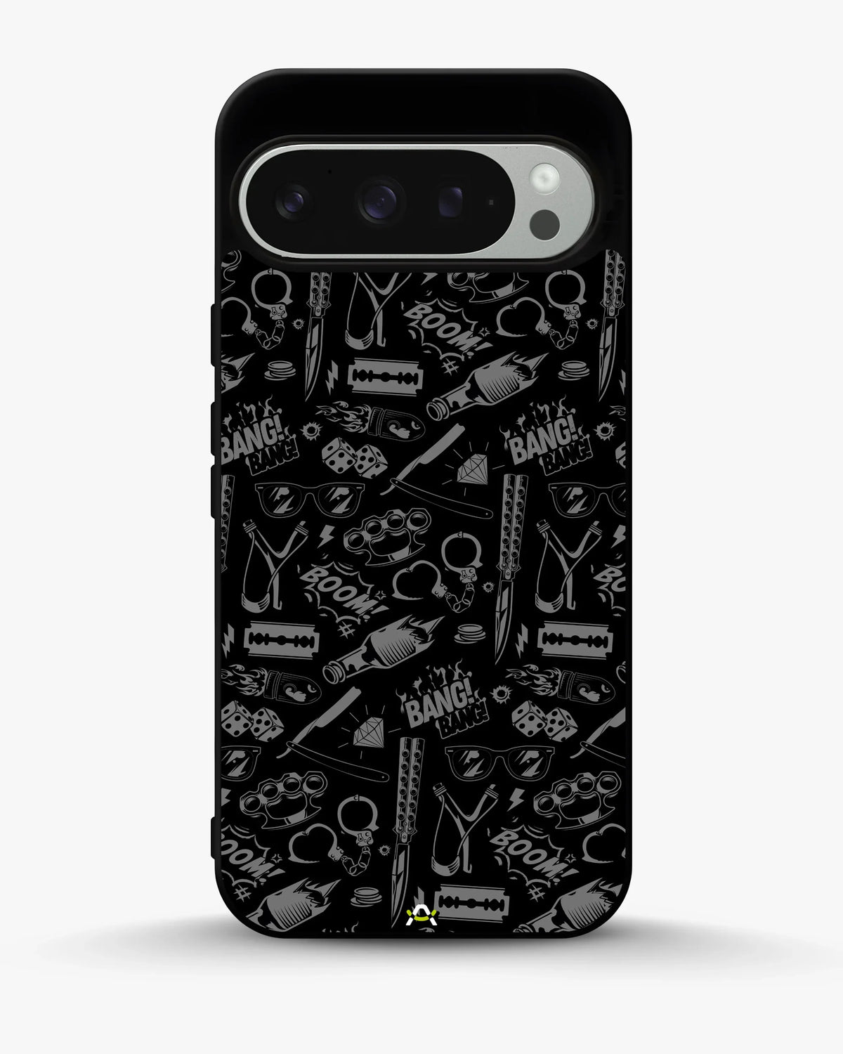 Black Street Art Phone Case - Graffiti & Typography Print for iPhone, Samsung, Pixel, OnePlus & Vivo