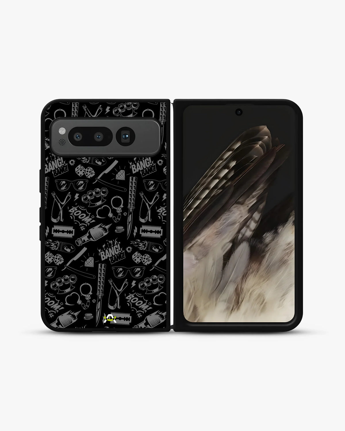 Black Street Art Phone Case - Graffiti & Typography Print for iPhone, Samsung, Pixel, OnePlus & Vivo