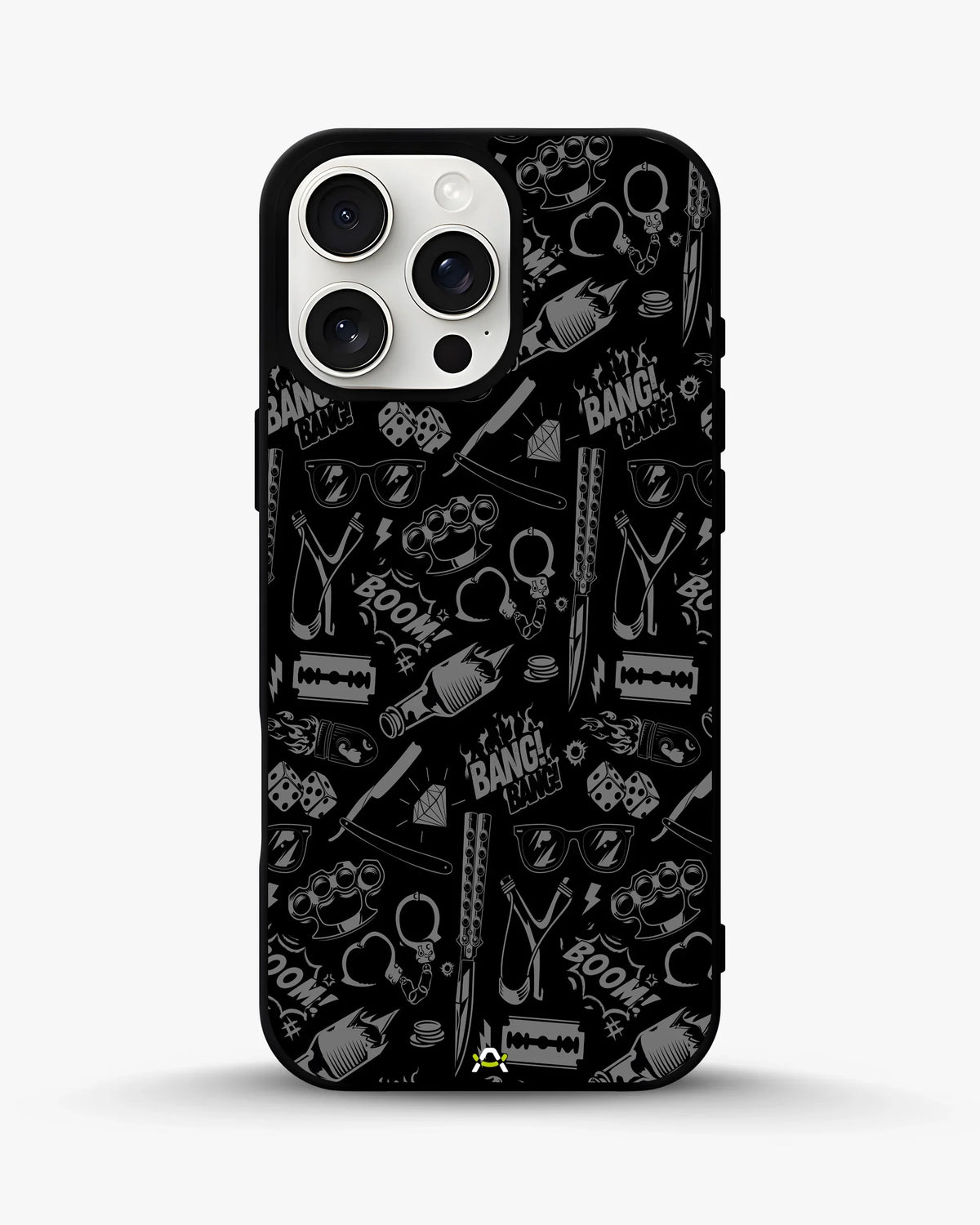 Black Street Art Phone Case - Graffiti & Typography Print for iPhone, Samsung, Pixel, OnePlus & Vivo