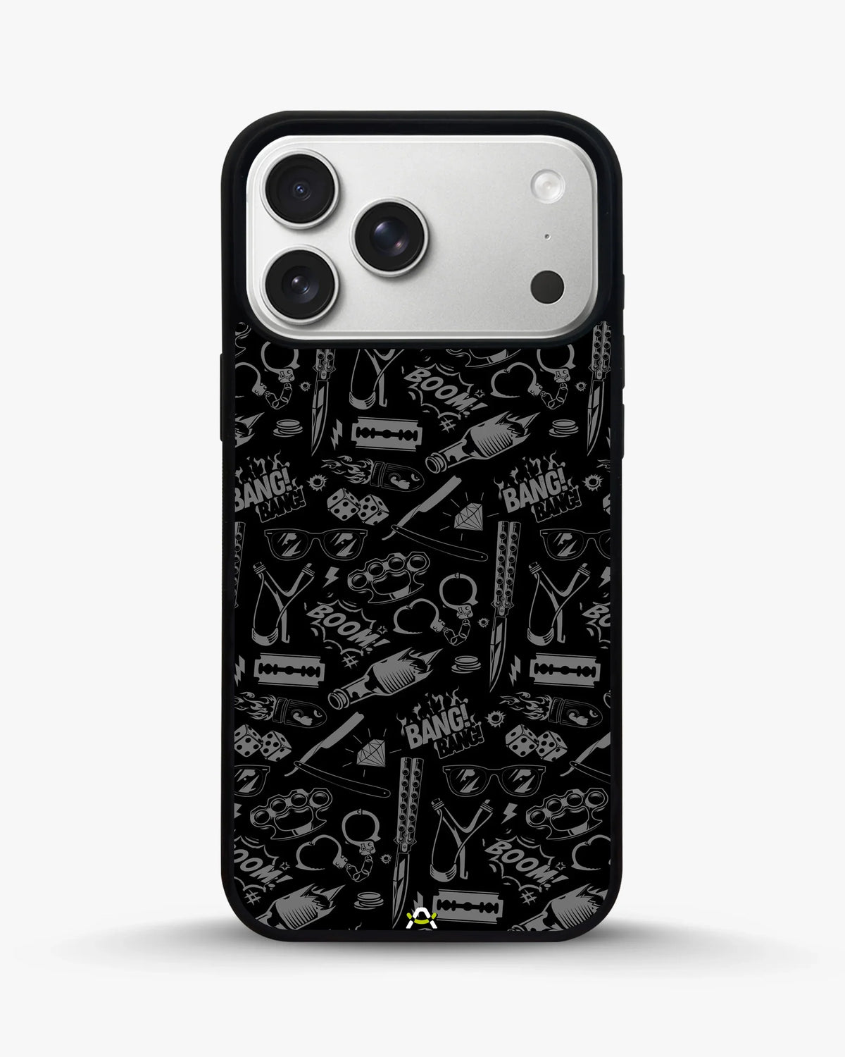 Black Street Art Phone Case - Graffiti & Typography Print for iPhone, Samsung, Pixel, OnePlus & Vivo