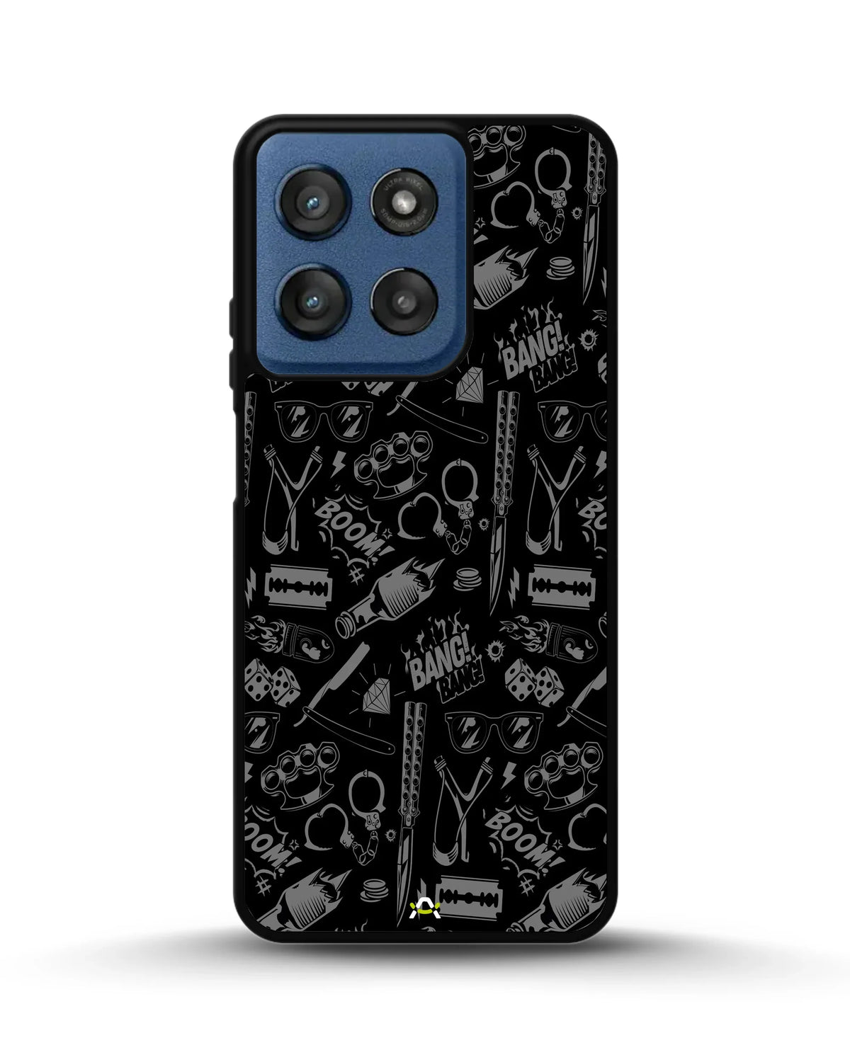 Black Street Art Phone Case - Graffiti & Typography Print for iPhone, Samsung, Pixel, OnePlus & Vivo
