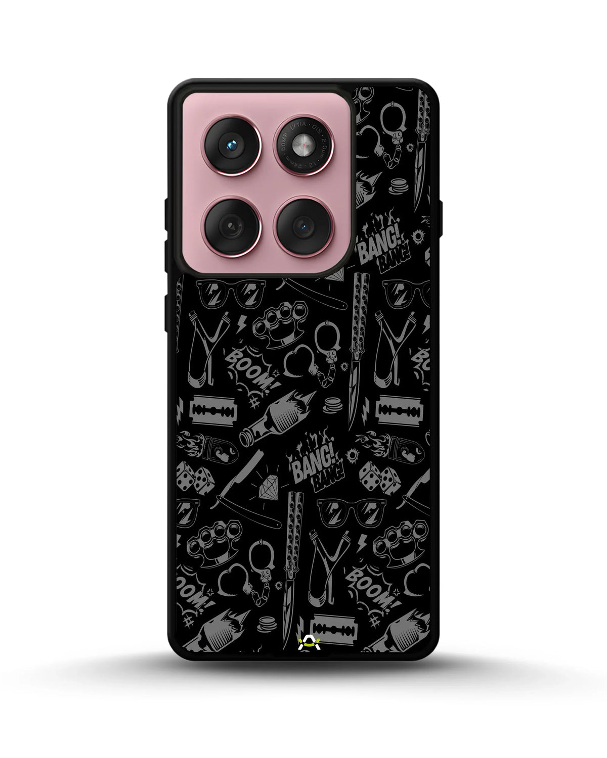 Black Street Art Phone Case - Graffiti & Typography Print for iPhone, Samsung, Pixel, OnePlus & Vivo