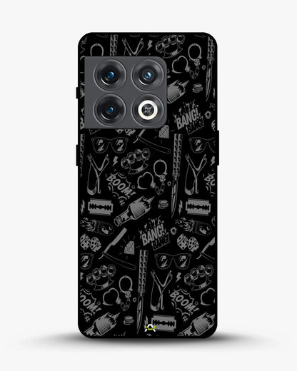 Black Street Art Phone Case - Graffiti & Typography Print for iPhone, Samsung, Pixel, OnePlus & Vivo