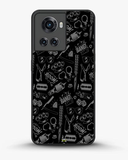 Black Street Art Phone Case - Graffiti & Typography Print for iPhone, Samsung, Pixel, OnePlus & Vivo