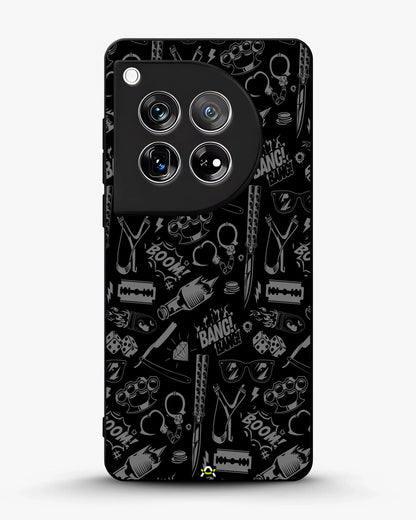 Black Street Art Phone Case - Graffiti & Typography Print for iPhone, Samsung, Pixel, OnePlus & Vivo