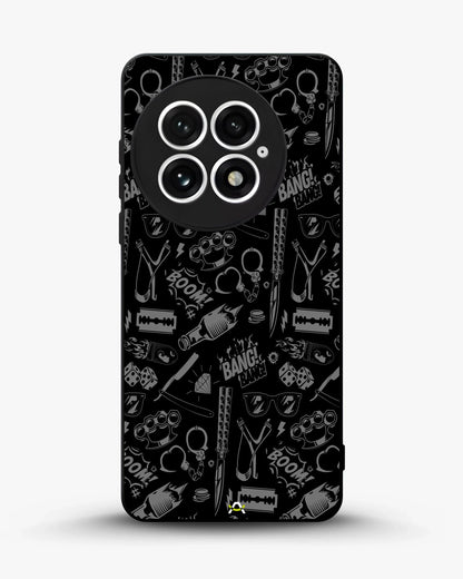 Black Street Art Phone Case - Graffiti & Typography Print for iPhone, Samsung, Pixel, OnePlus & Vivo