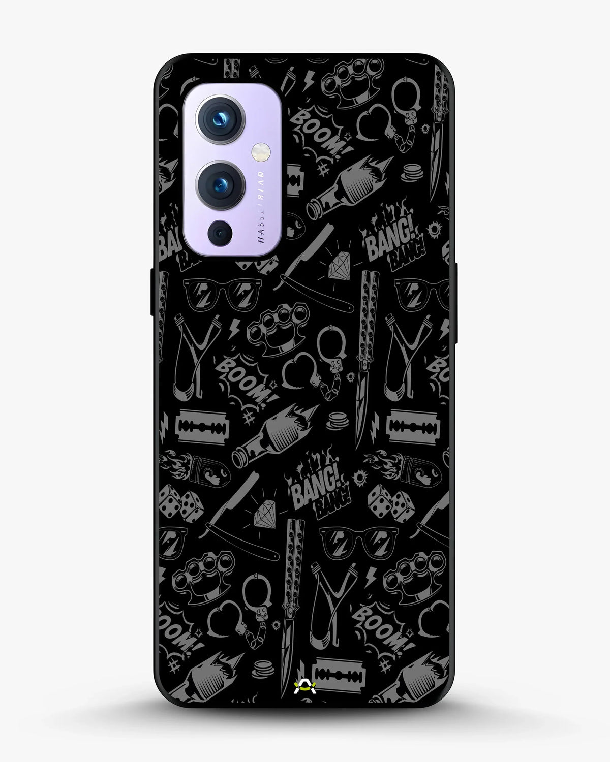 Black Street Art Phone Case - Graffiti & Typography Print for iPhone, Samsung, Pixel, OnePlus & Vivo
