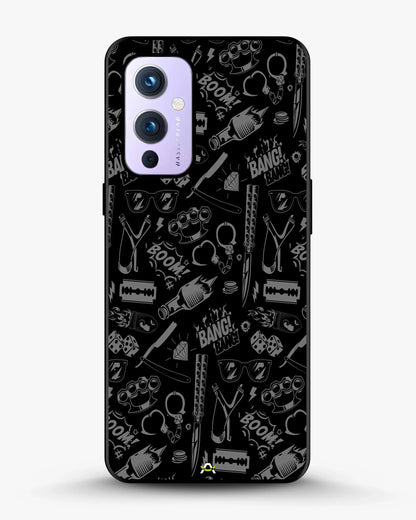 Black Street Art Phone Case - Graffiti & Typography Print for iPhone, Samsung, Pixel, OnePlus & Vivo