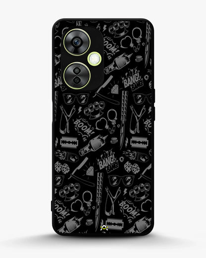 Black Street Art Phone Case - Graffiti & Typography Print for iPhone, Samsung, Pixel, OnePlus & Vivo