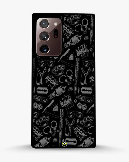 Black Street Art Phone Case - Graffiti & Typography Print for iPhone, Samsung, Pixel, OnePlus & Vivo