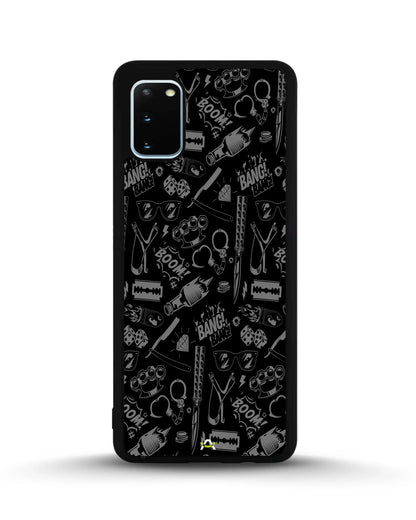 Black Street Art Phone Case - Graffiti & Typography Print for iPhone, Samsung, Pixel, OnePlus & Vivo