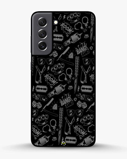 Black Street Art Phone Case - Graffiti & Typography Print for iPhone, Samsung, Pixel, OnePlus & Vivo