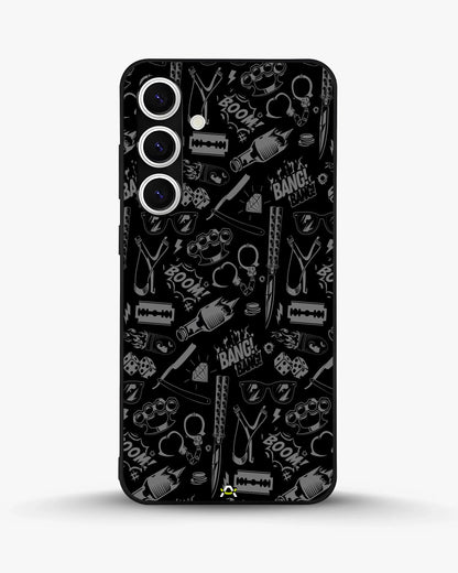 Black Street Art Phone Case - Graffiti & Typography Print for iPhone, Samsung, Pixel, OnePlus & Vivo
