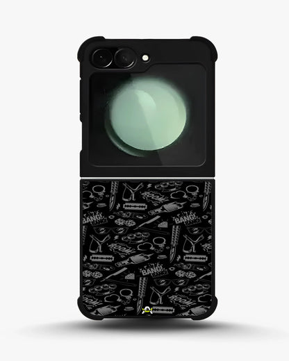 Black Street Art Phone Case - Graffiti & Typography Print for iPhone, Samsung, Pixel, OnePlus & Vivo