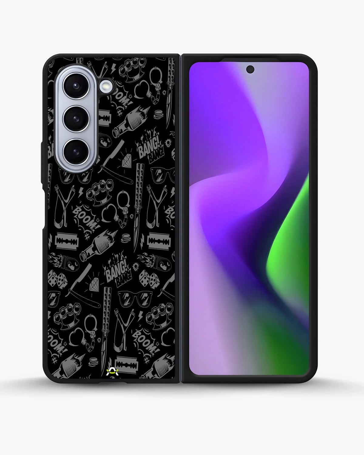 Black Street Art Phone Case - Graffiti & Typography Print for iPhone, Samsung, Pixel, OnePlus & Vivo