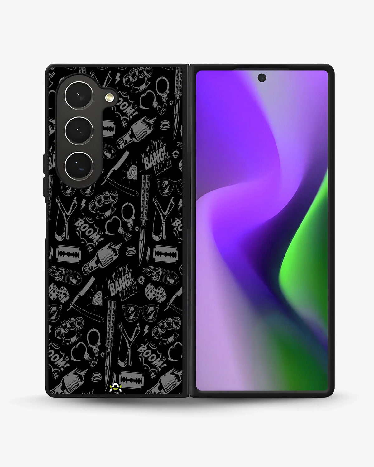Black Street Art Phone Case - Graffiti & Typography Print for iPhone, Samsung, Pixel, OnePlus & Vivo