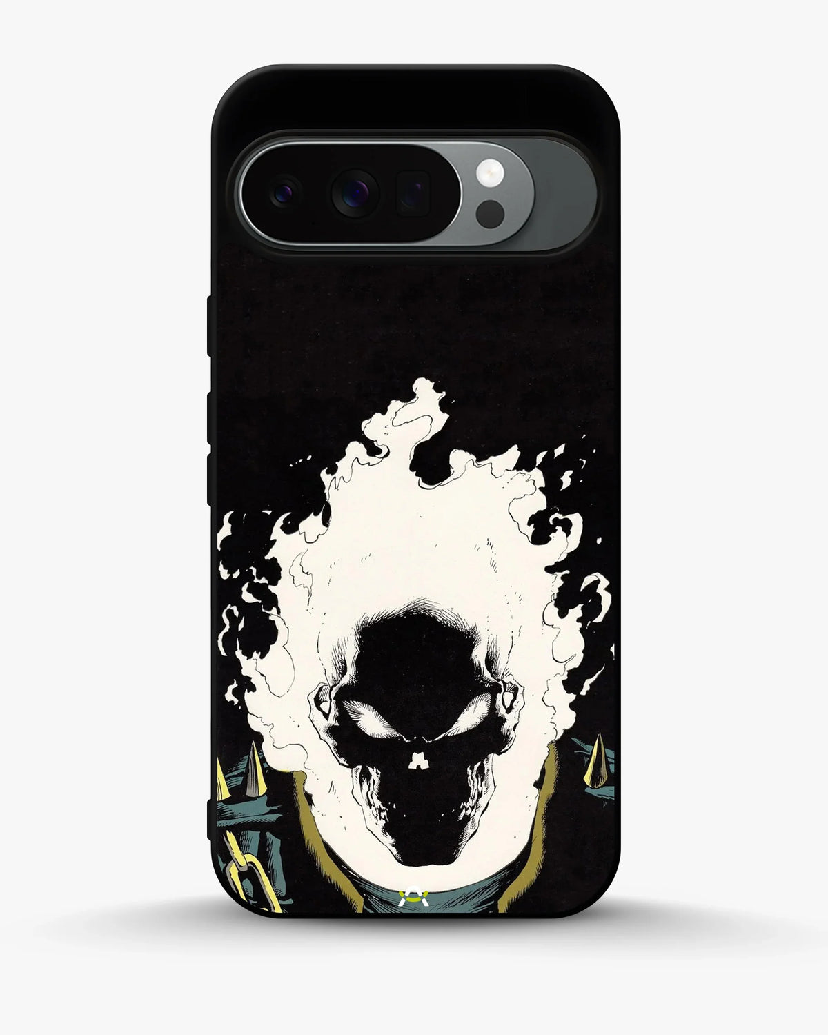 Blazing Comic Skull Phone Case - Flaming Comic Art Print for iPhone, Samsung, Pixel, OnePlus & Vivo
