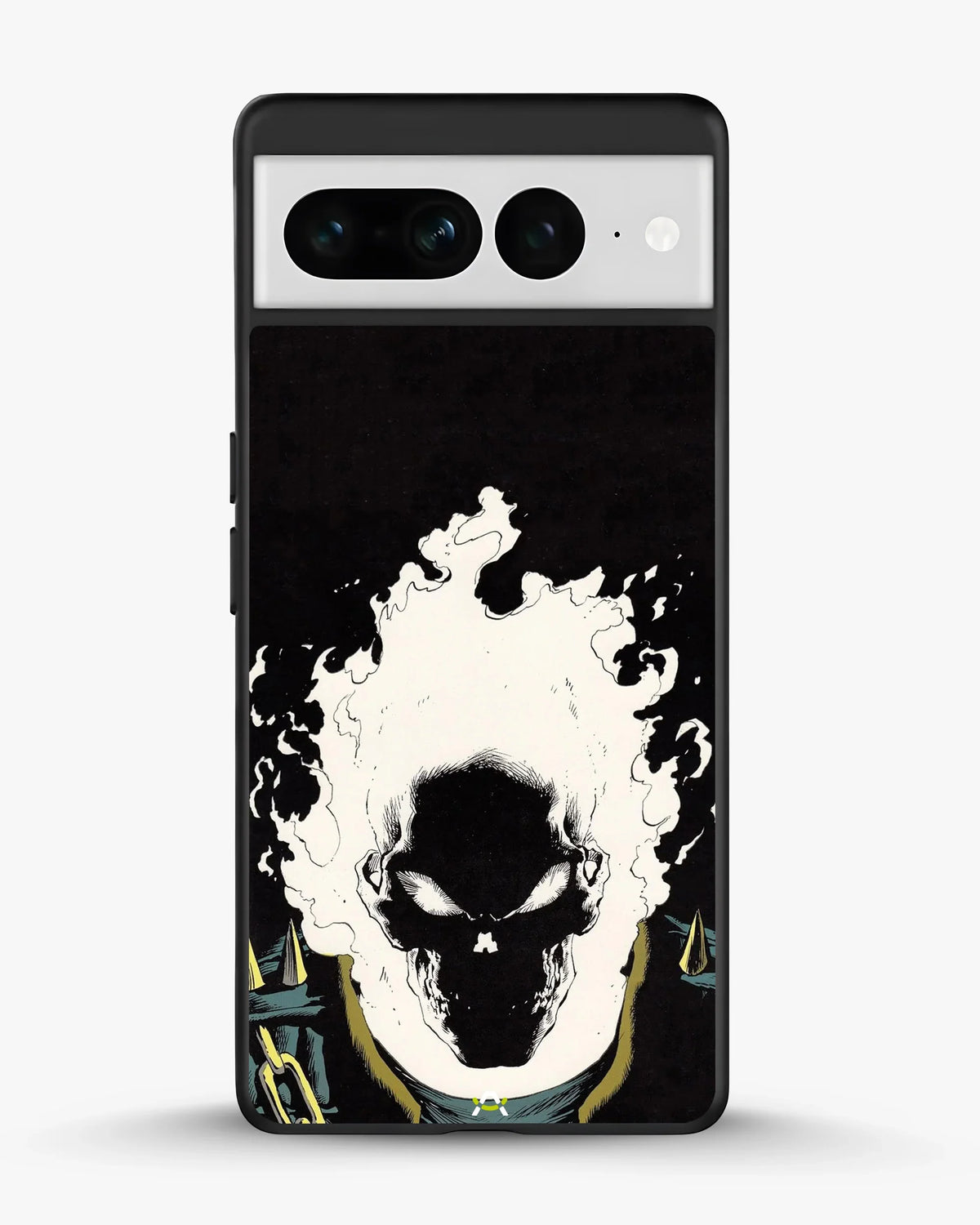 Blazing Comic Skull Phone Case - Flaming Comic Art Print for iPhone, Samsung, Pixel, OnePlus & Vivo