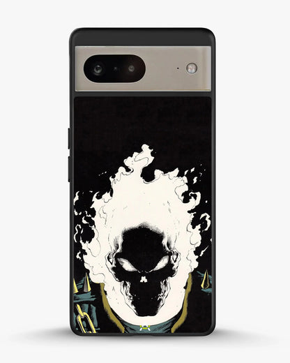 Blazing Comic Skull Phone Case - Flaming Comic Art Print for iPhone, Samsung, Pixel, OnePlus & Vivo