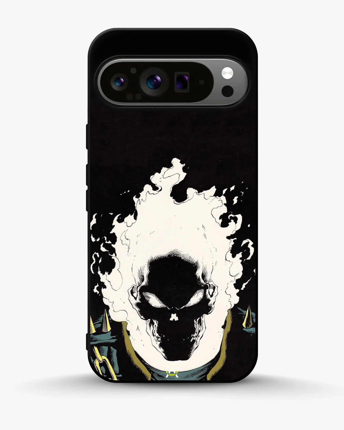Blazing Comic Skull Phone Case - Flaming Comic Art Print for iPhone, Samsung, Pixel, OnePlus & Vivo