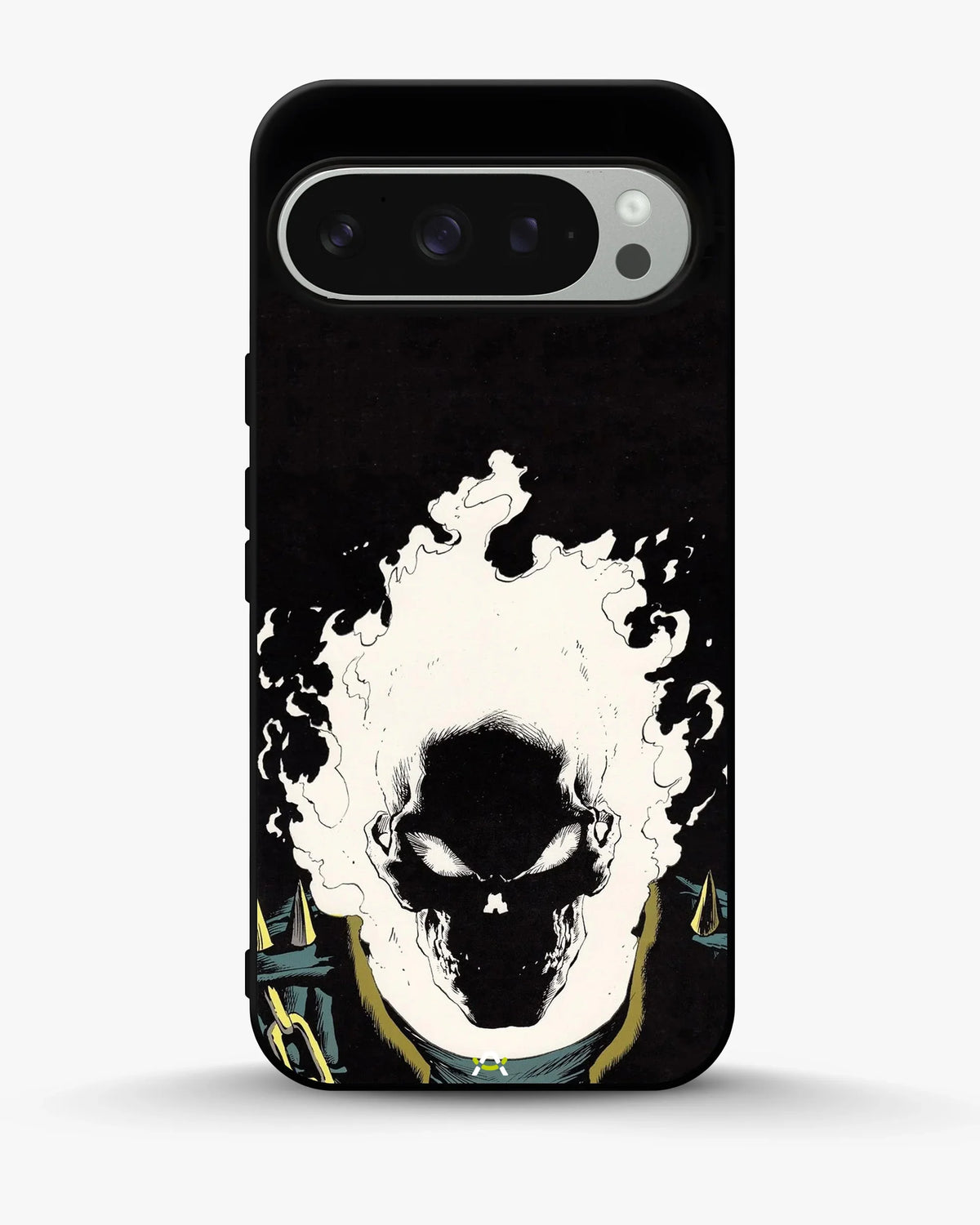 Blazing Comic Skull Phone Case - Flaming Comic Art Print for iPhone, Samsung, Pixel, OnePlus & Vivo