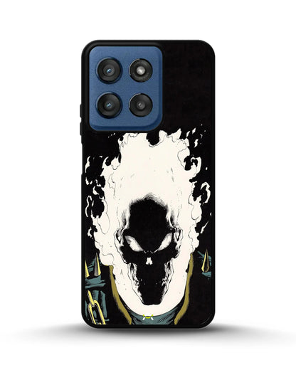 Blazing Comic Skull Phone Case - Flaming Comic Art Print for iPhone, Samsung, Pixel, OnePlus & Vivo