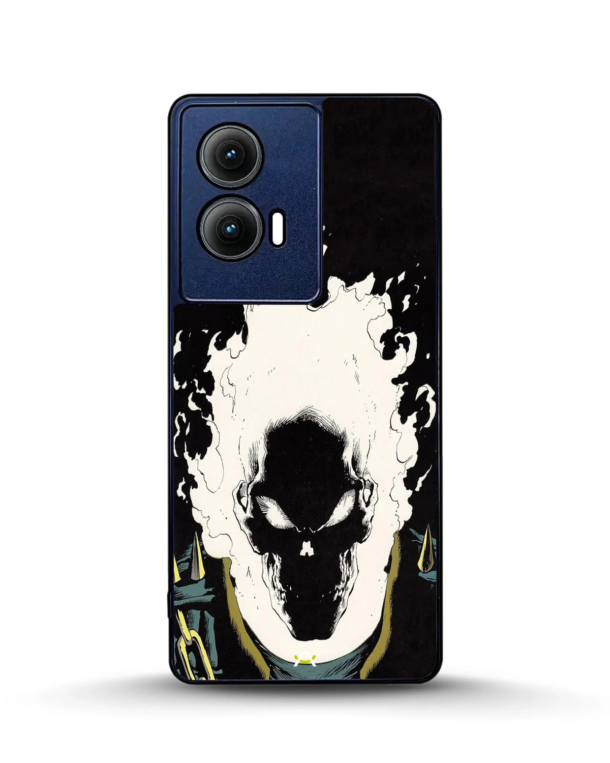 Blazing Comic Skull Phone Case - Flaming Comic Art Print for iPhone, Samsung, Pixel, OnePlus & Vivo