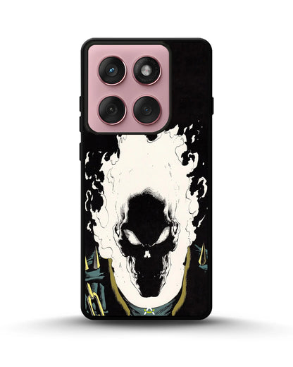 Blazing Comic Skull Phone Case - Flaming Comic Art Print for iPhone, Samsung, Pixel, OnePlus & Vivo