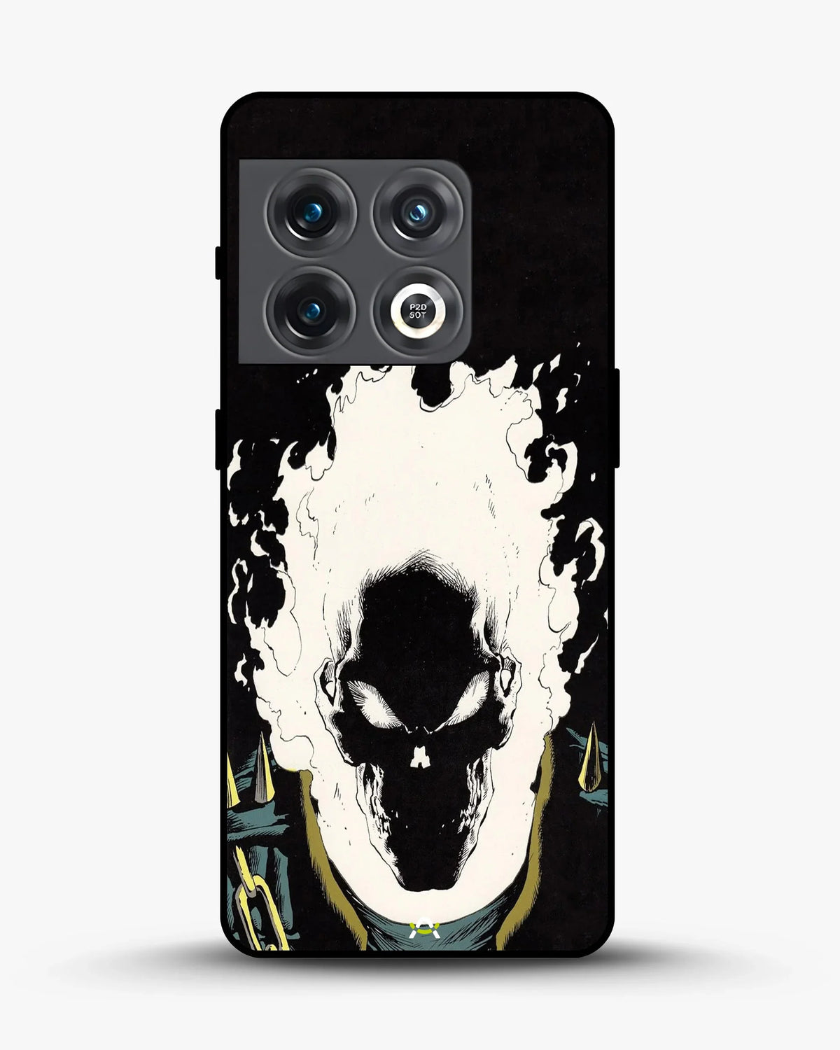 Blazing Comic Skull Phone Case - Flaming Comic Art Print for iPhone, Samsung, Pixel, OnePlus & Vivo